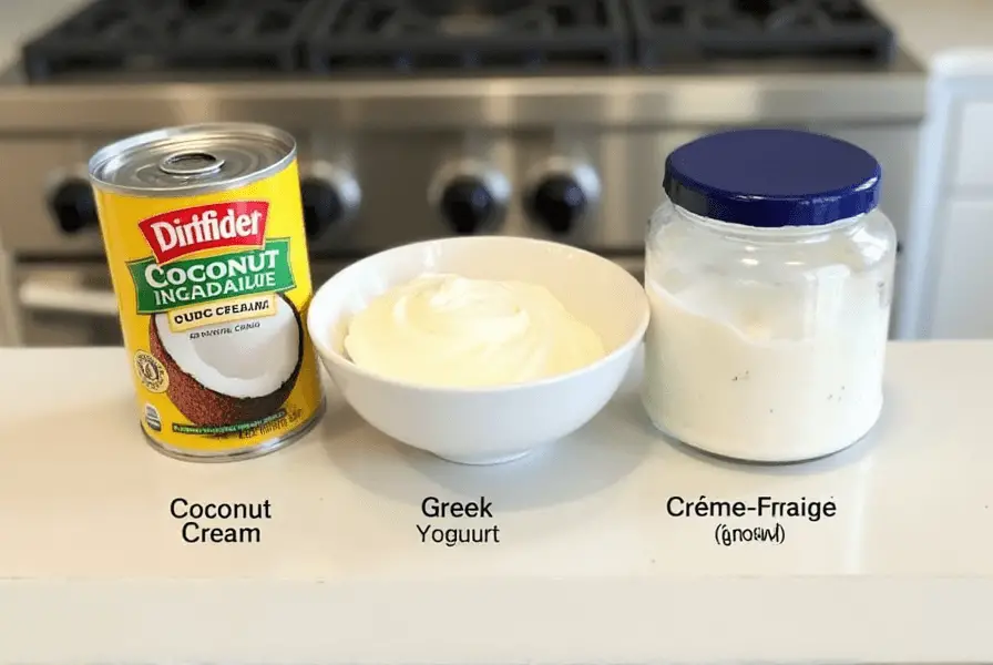 Substitutes for heavy cream in Canada.